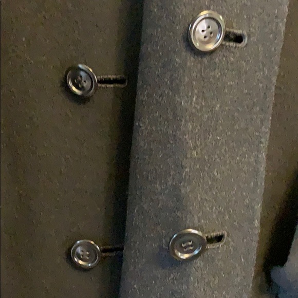 One coat two ways of wearing. Black wool - Picture 4 of 6